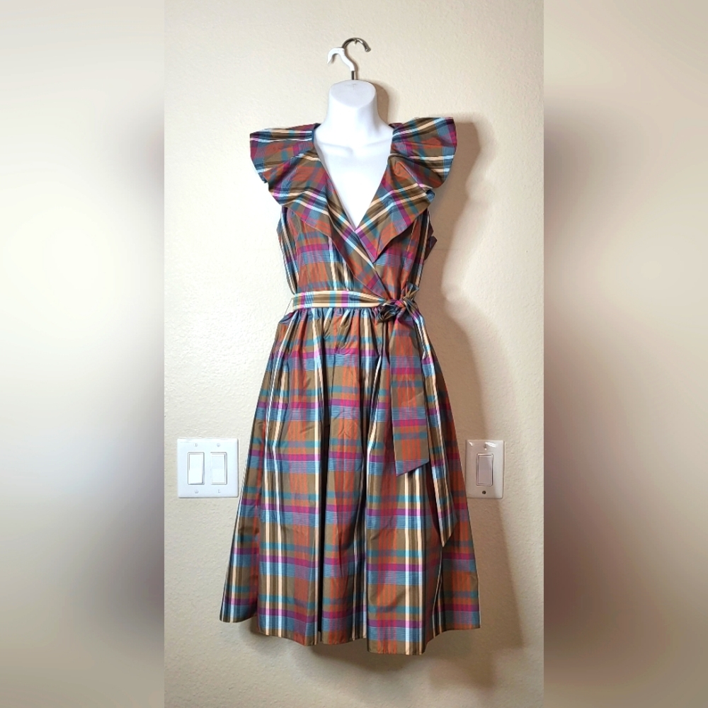 NWT Max & Cleo Wrap Halter Dress Sz 6
